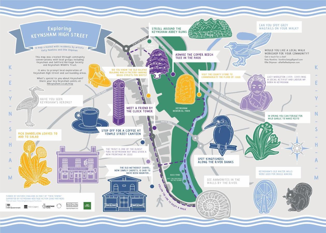 Dapps Hill Haven - Between Bristol And Bath, Both 9 Mins By Train! Keynsham Eksteriør bilde
